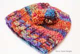 Messy Bun hat crochet pattern