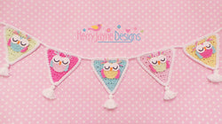 Owl Bunting pattern