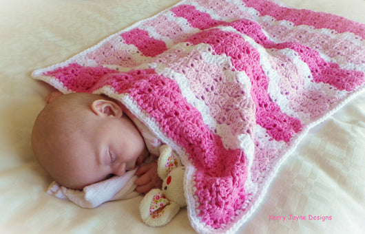 Crochet shells blanket pattern