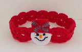 Snowman Headband Crochet pattern USA